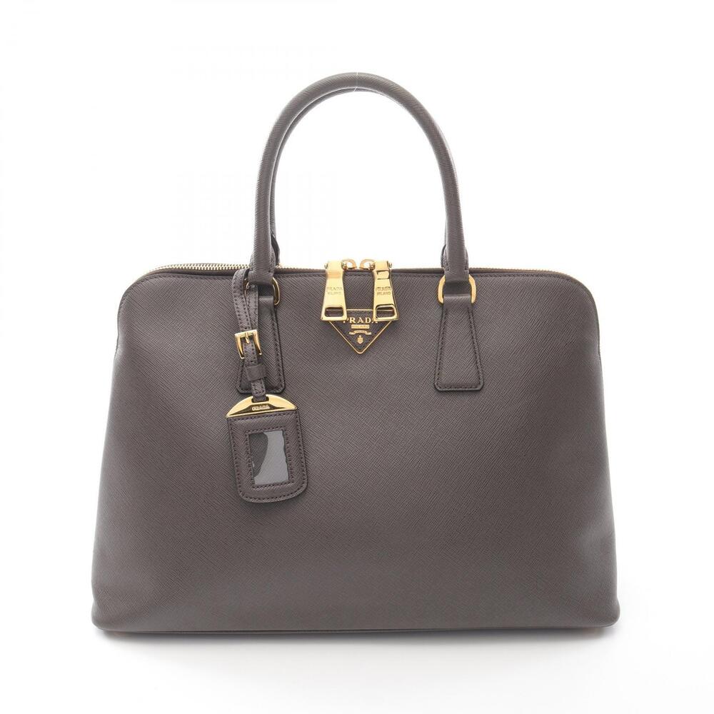 Prada SAFFIANO LUX handbag leather brown